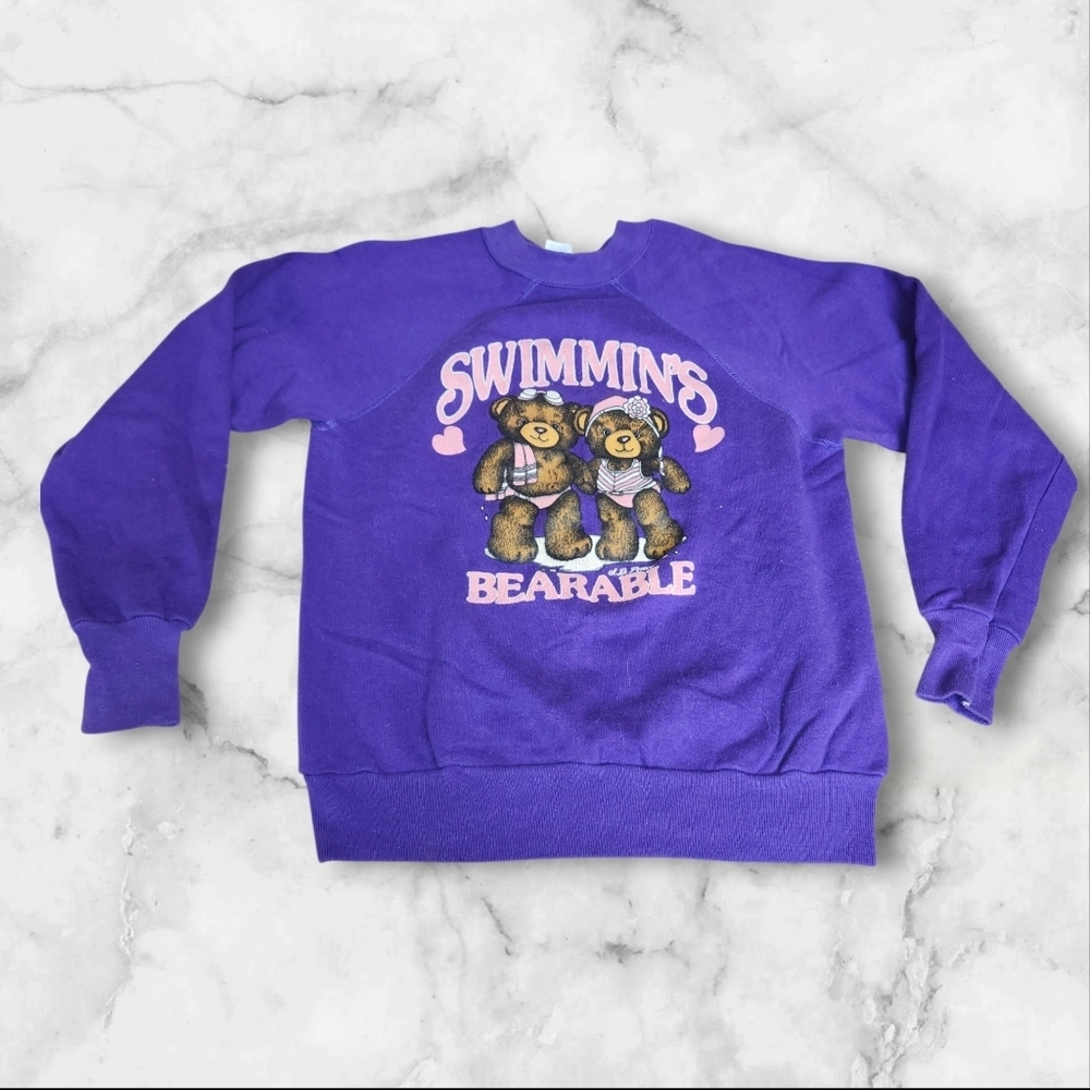 Pullover Sweater With Bears